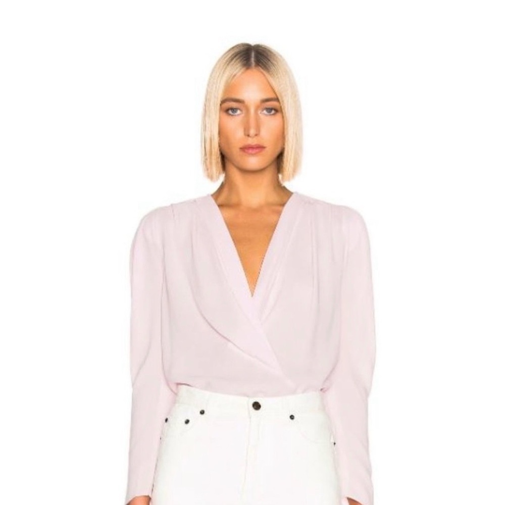 IRO Lavender Draped Blouse